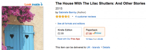 The House With The Lilac Shutters, Gabrielle Barnby, Amazon link