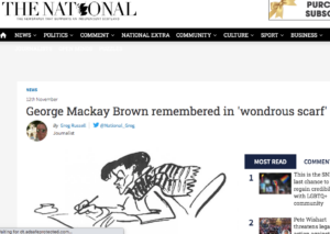 The Wondrous Scarf, George Mackay Brown, Gabrielle Barnby, The National. Scotlands independence newspaper