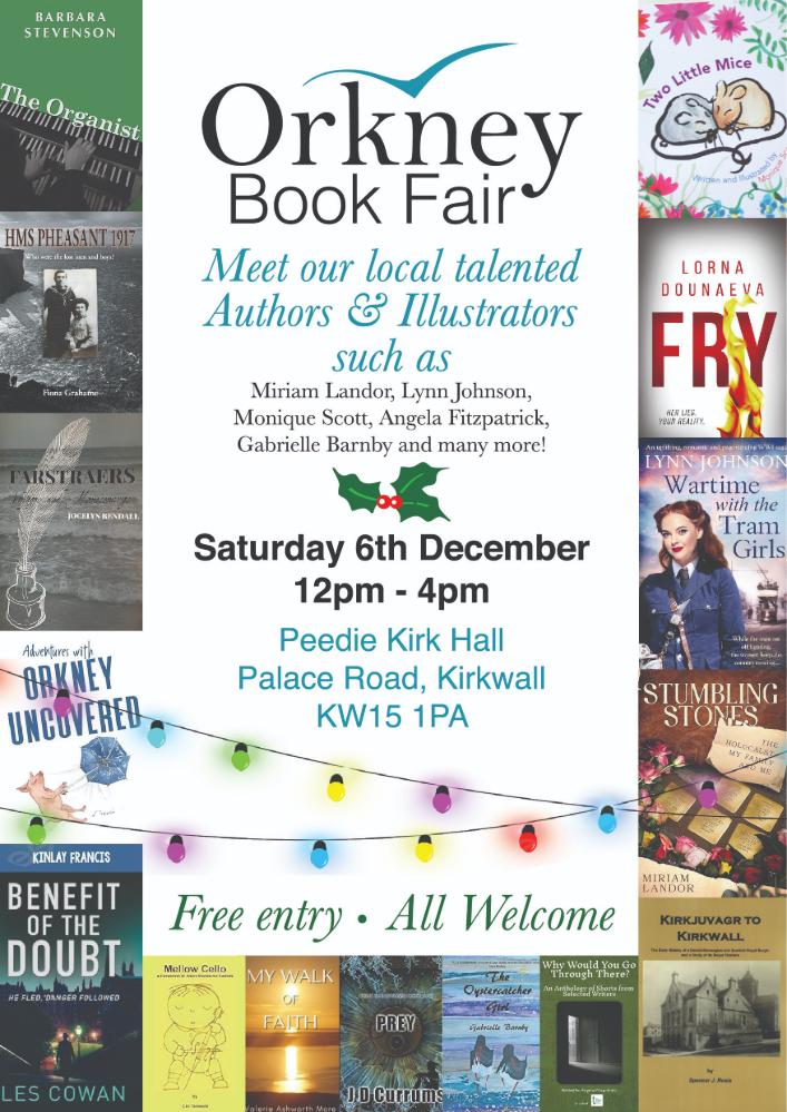 Orkney Book Fair Book Fair, Orkney, Kirkwall, Peedie Kirk, Barbara Stevenson, Gabrielle Barnby